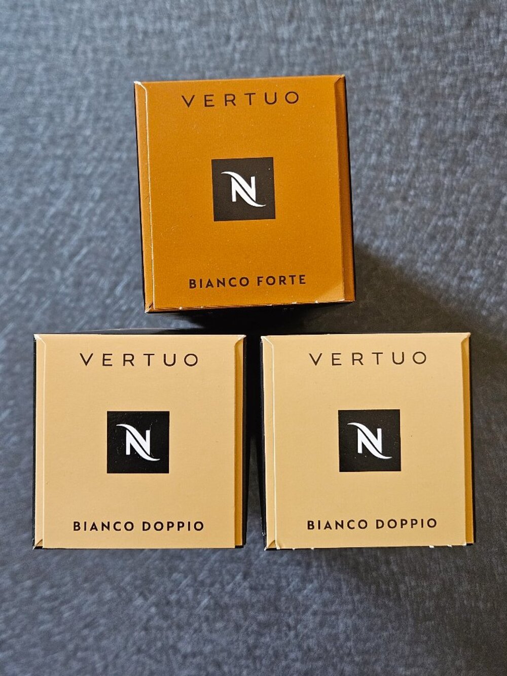 VERTUO Bianco Double Espresso - 3 Boxes NEW